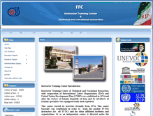 Tablet Screenshot of en.tvto-itc.ir